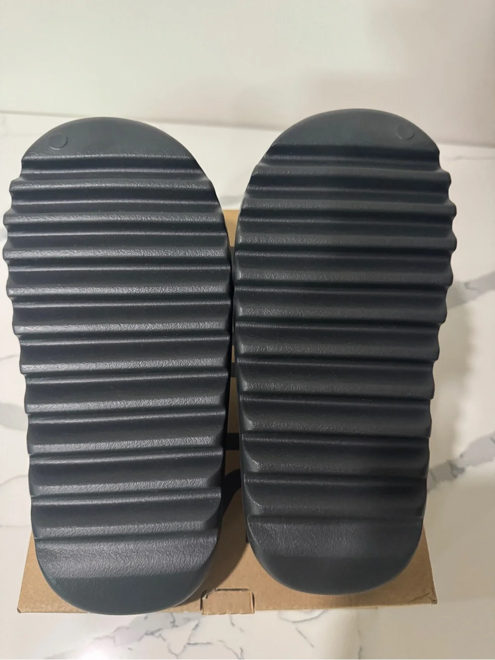 adidas YZY Slide — Men's Black Foam Slide Sandals